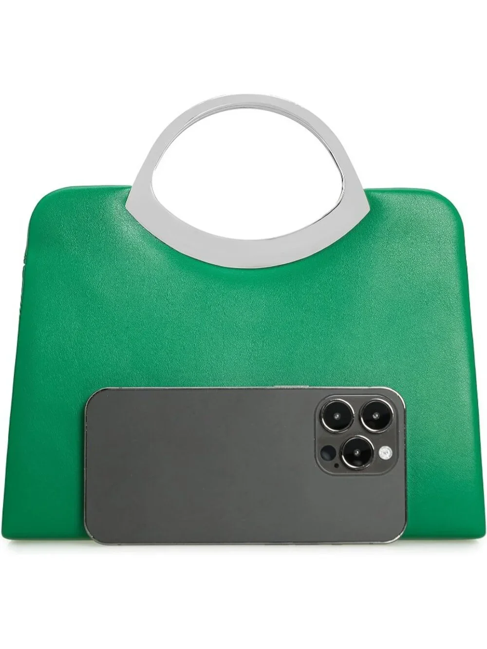👜Women's Green Small Dressy Handbag Evening Bag Circle Handle Elegant Purse